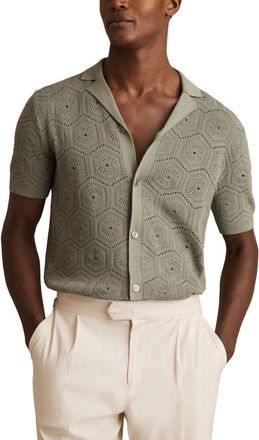 Reiss Royce Cuban Button Front Top