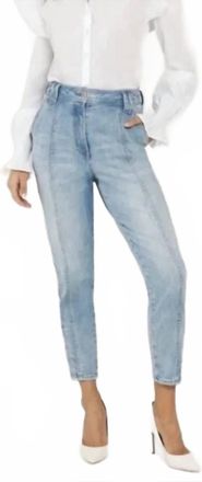 Something Navy Womens Roxie Snap Jean In Washed Indigo