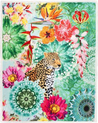 Hip Plaid »Ximena« Sehr Weich, Kuscheldecke, 130x160 cm, Wendeoptik, Mandala, Bunt Türkis