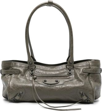 Balenciaga Borsa a spalla con manico - Verde