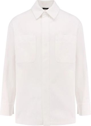 Fendi Selleria Denim Jacket - Heren - Zomerjassen - Wit - L - Denim - Jassen