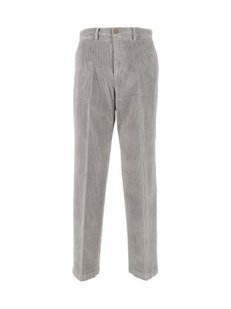 BRIGLIA 1949 Straight-Leg Cropped Corduroy Pants