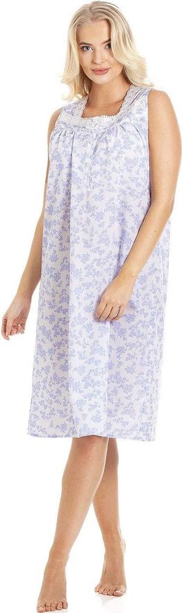 camille ladies dressing gowns Camille Womens Pink Floral Jersey Cotton Dressing Gown