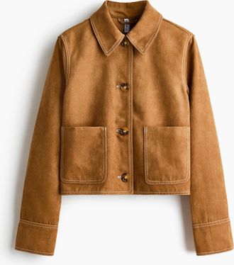 H&M Jacke mit Kragen - Beige