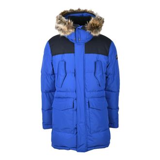 Paul & Shark Paul & Shark, Winter Jackets, male, Blue, Size: 2XL Piumino Lungo