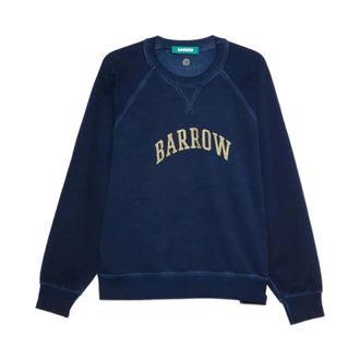 Barrow Barrow, Heren, Sweatshirts & Hoodies, Blauw, Maat: XL Katoen