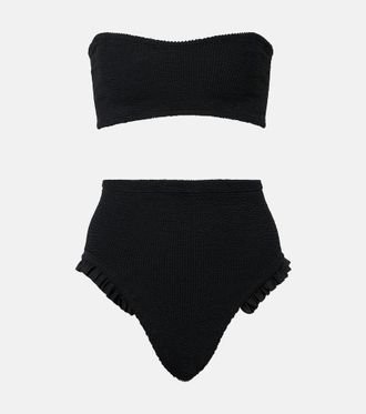 Hunza G Osiris Frill high-rise bikini