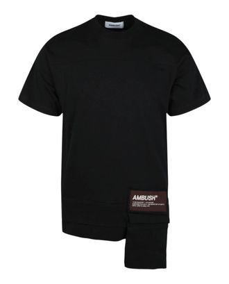 AMBUSH Mens Waist Pocket T-Shirt In Black