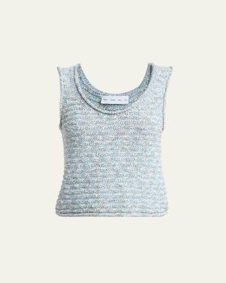 Proenza Schouler Janine Melange Knit Tank Top