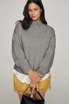 Maeve Carys Mock-Neck Sweater by Maeve