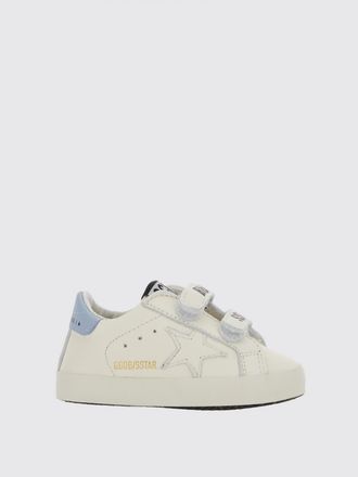 Golden Goose Sneakers Baby School da bambino in pelle con chiusura a strappo