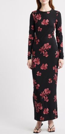 Reformation Tommie Long Sleeve Jersey Dress in Sydney at Nordstrom, Size X-Small