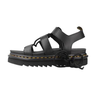 Dr. Martens Schoenen, Dames, Zwart, 40 EU, Stijlvolle platte sandalen