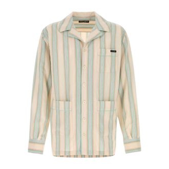 Dolce & Gabbana Casual Shirts, male, Beige, Size: M Camicia