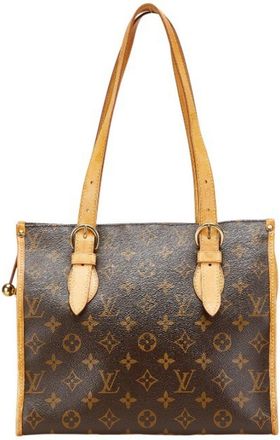 Louis Vuitton Brown Pvc Leather Shoulder Bag Tote Bag (Pre-Owned)