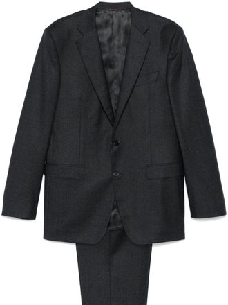Canali Pak met krijtstreep - Grijs