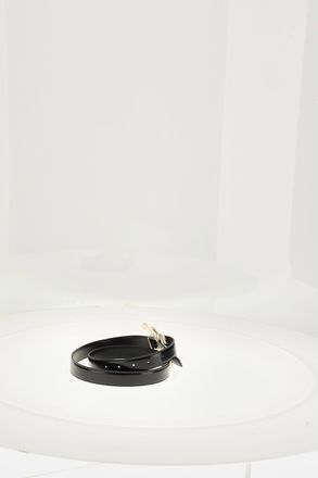 Celine Womens Belt Medium 25mm Black Calf Leather