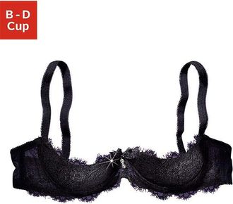 Petite Fleur B&uuml;stenhebe PETITE FLEUR GOLD, Damen, Gr. 100, Cup B, schwarz, Spitze, Obermaterial: 60% Polyamid, 35% Polyester, 5% Elasthan, BHs B&uuml;stenhebe, mit B&uuml;ge