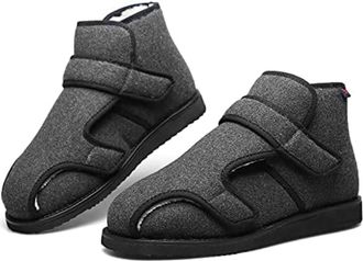 Generic Volu Edema Shoes For Men Swollen Feet Extra Wide, Open Toe Diabetic Recovery Slippers Adjustable Orthopedic Wide Extra Wide Slippers Non Slip Plantar 