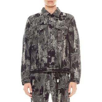 Cult of Individuality Type II Denim Jacket in Digi Black at Nordstrom Rack, Size Small