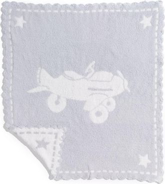 Barefoot Dreams Receiving Blanket in Blue/White at Nordstrom