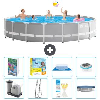 Intex Piscina Prism Frame Redonda - 610x132 Cm - 9-piezas S526