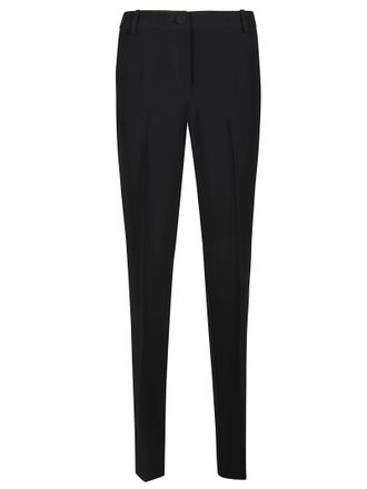 Federica Tosi Black Acetate Blend Formal Pants
