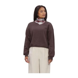Modstr&ouml;m Dames, Sweatshirts & Hoodies, Bruin, Maat: L Katoen