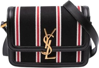 Saint Laurent Pre-owned Cross Body Bags, female, Black, Size: ONE SIZE Pre-owned The Solferino