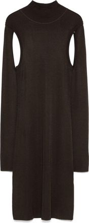 Helmut Lang Air midi-jurk - Bruin