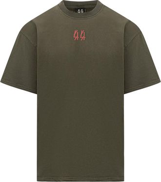 44 Label Group Olive Crew Neck T-Shirt