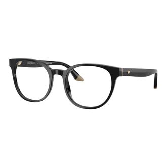 Emporio Armani Glasses, unisex, Black, 52 MM, Round Sunglasses