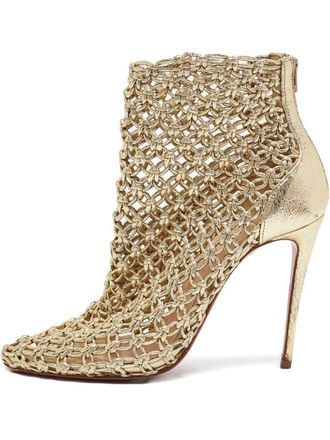 Christian Louboutin 1091582 Gold - women - Leather/Leather/Leather - 36 - Yellow