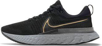 Nike React Infinity Run Flyknit 2 Black Metallic Gold CT2357-009