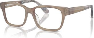 Brunello Cucinelli 53mm Rectangle optical glasses in Beige at Nordstrom