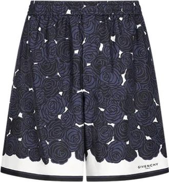 Givenchy Elasticated Belt Short - Heren - Korte Broeken - Blauw - L - Korte Broeken