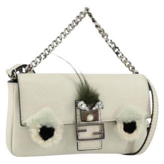 Fendi Pre-owned Mini Bags, female, White, Size: ONE SIZE Pre-owned Vintage Mini Bag