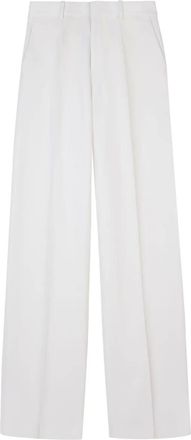 Tod's pleat-detail trousers - White