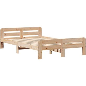 vidaXL Vidaxl - Estructura De Cama Sin Colch&oacute;n Madera Maciza De Pino 120x190 Cm