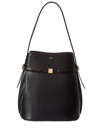 Toteme Belted Leather Bucket Bag
