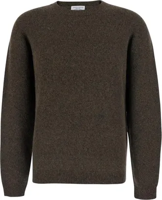 Roberto Collina Uomo, Maglie, Marrone, L, new