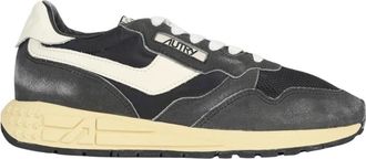 Autry Reelwind Low - Heren - Schoenen - Zwart - Maat: 43 EU Katoen