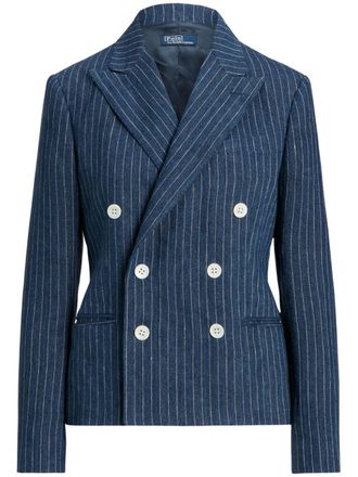 Polo Ralph Lauren Blazer met krijtstreep - Blauw