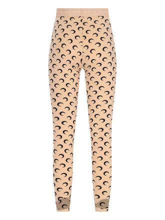 Marine Serre Womens Trousers Beige Polyamide