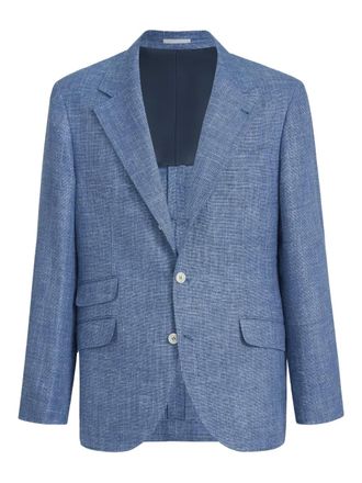 Brunello Cucinelli Blazer monopetto - Blu