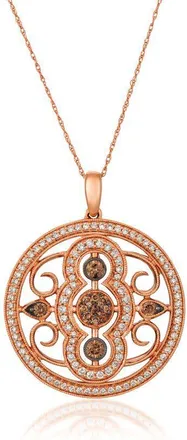 Le Vian Ladies Chocolate Diamonds Necklaces set in 14K Strawberry Gold