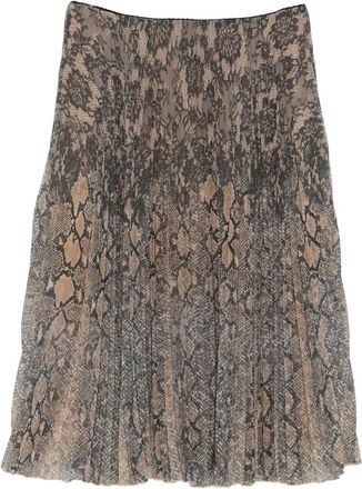Ermanno Scervino Polyester Midi Rok - Dames - Midirokken - Veelkleurig - M - Polyester - Rokken