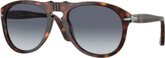 Persol Authentieke Premium Zonnebril met Topkwaliteit - Heren - Zonnebrillen - Bruin - 54 MM - Accessoires