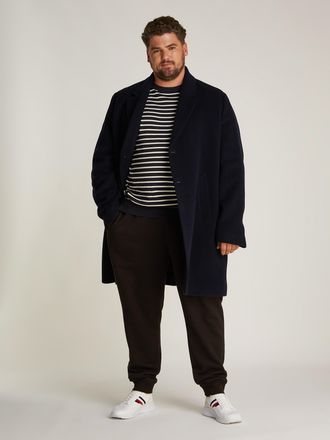 Tommy Hilfiger Big & Tall Wollmantel »BT-WOOL MIX COAT-B« in Grossen Grössen, mit hochwertigen Knöpfen