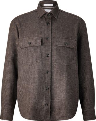 Bogner Shirt Heiko for men - Dark brown - XXL